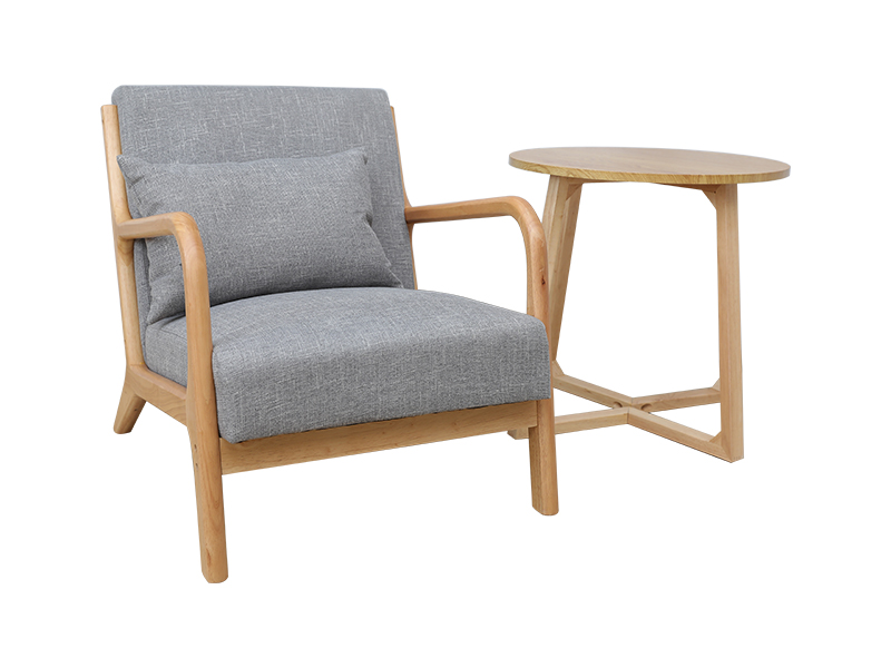 Nowoczesne krzesło skórzane z drewnianymi ramionami, krzesło do salonu, meble wewnętrzne YQ-K2001