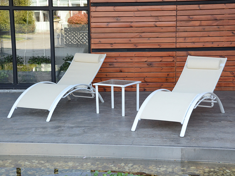Outdoor Sun Lounger, Mesh Lounge Fotela YQ-TB-426C